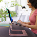 Ergonomic Aluminum Laptop Mount | Computer Stand & Holder - Compatible with Macbook, HP, Lenovo, Samsung, Huawei & More (10-17.3