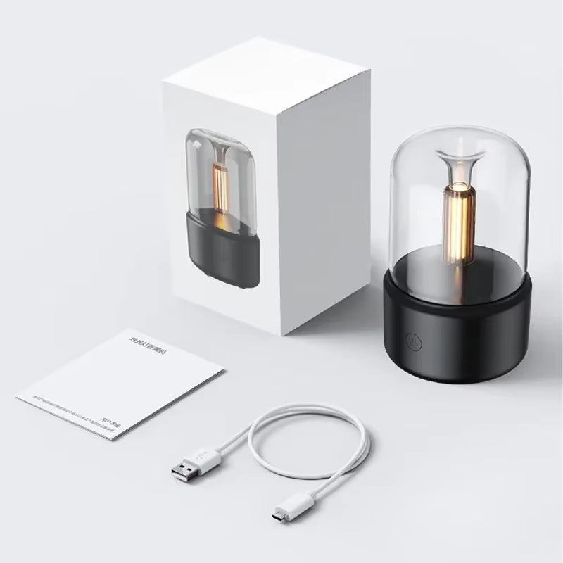 New Essential Oil Aroma Diffuser Mini USB Air Humidifier with LED Night Light Desktop Mist Sprayer Home Aromatherapy Diffuser