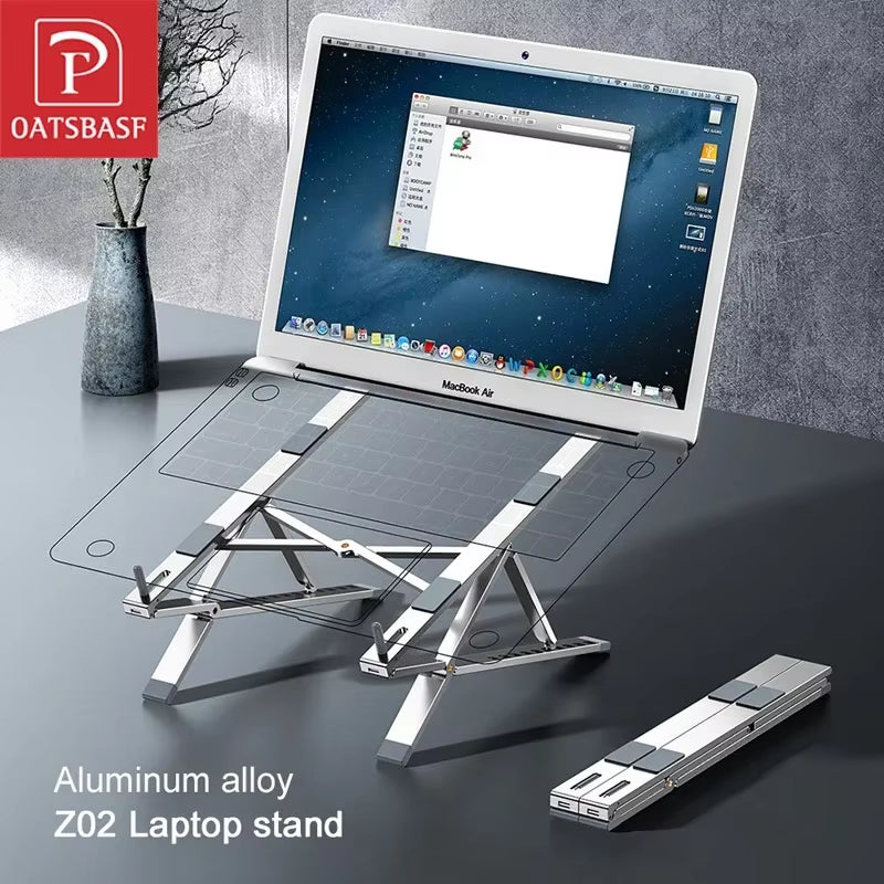 Portable Laptop Stand for Macbook Air Ipad Tablet Notebook Holder Mini Foldable Computer Bracket Riser Cooling Stand