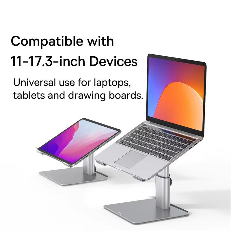 Laptop Stand for Macbook Air Pro Foldable Aluminum Vertical Notebook Stand Scalable Adjustable Support Tablet Kickstand