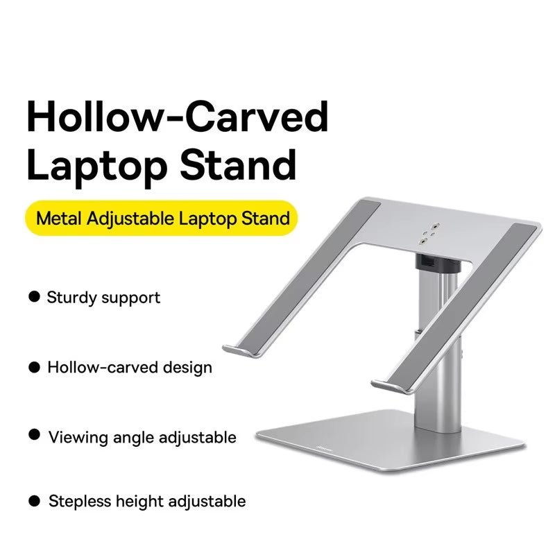 Laptop Stand for Macbook Air Pro Foldable Aluminum Vertical Notebook Stand Scalable Adjustable Support Tablet Kickstand