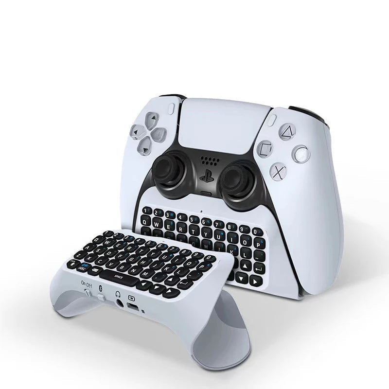 Wireless Keyboard for PS5 Controller Handle Bluetooth External Keyboard for Playstation5 Chatpad Bluetooth Keyboard