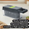 Vegetable Shredder Cocina Multifunctional Household Vegetable Cutter Carrot Onion Dicing Julienne Slicing Tool Fruit Slicer