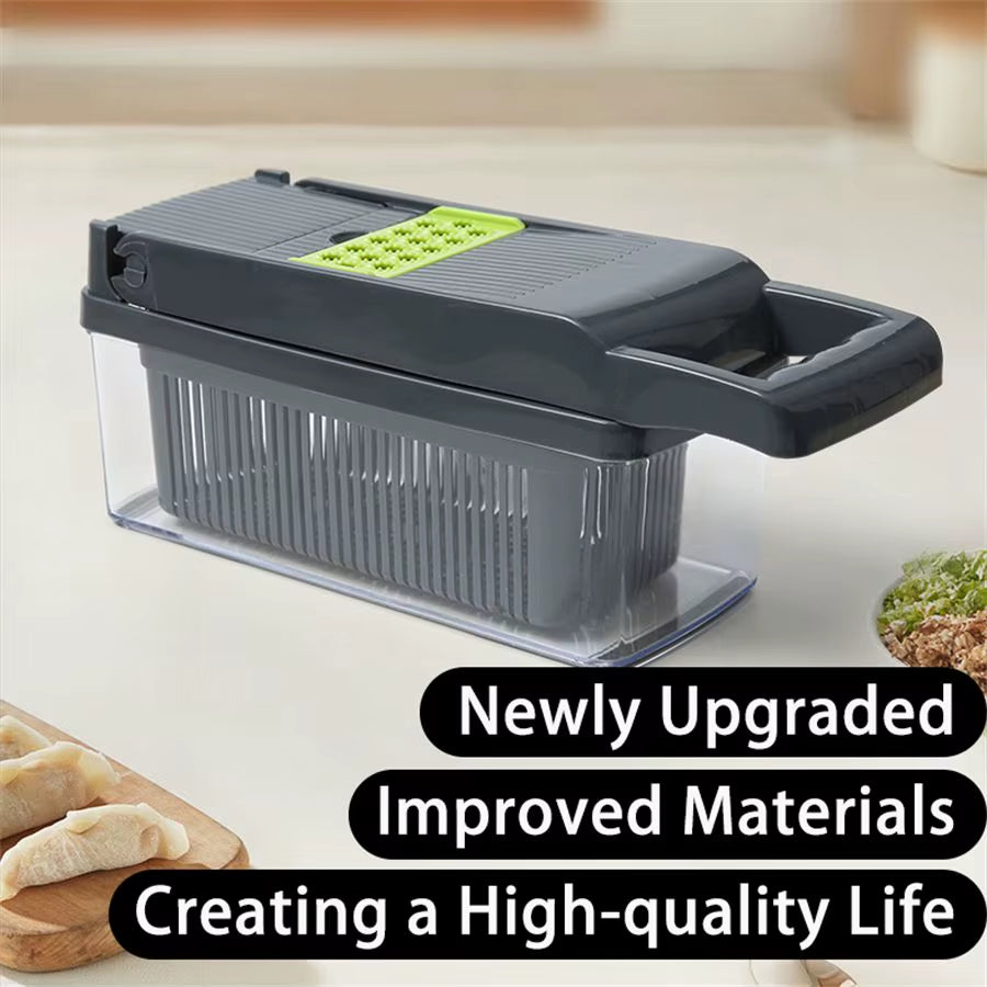 Vegetable Shredder Cocina Multifunctional Household Vegetable Cutter Carrot Onion Dicing Julienne Slicing Tool Fruit Slicer