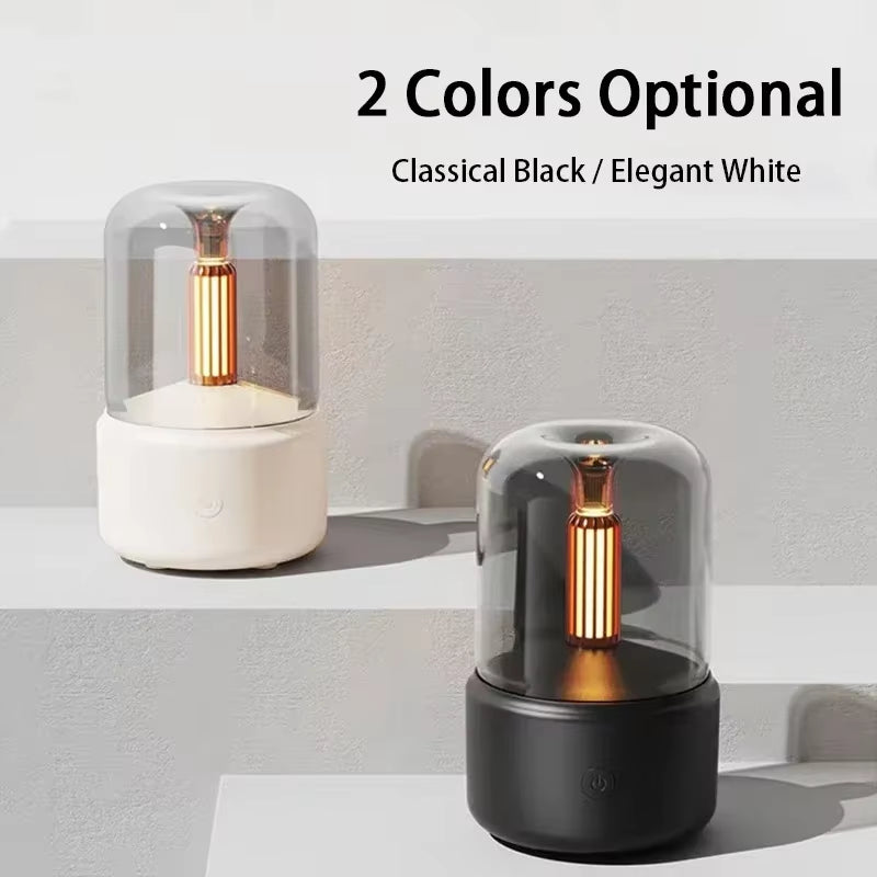New Essential Oil Aroma Diffuser Mini USB Air Humidifier with LED Night Light Desktop Mist Sprayer Home Aromatherapy Diffuser