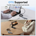 USB C HUB, 10Gbps USBC Splitter for Laptop, USB 3.2 Gen 2 USB C Hub with 2 Type a and 2 Type C Ports, 4FT USB Extended Cable for Macbook Air/Pro, Surface Pro, Xps,Phone