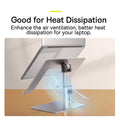 Laptop Stand for Macbook Air Pro Foldable Aluminum Vertical Notebook Stand Scalable Adjustable Support Tablet Kickstand