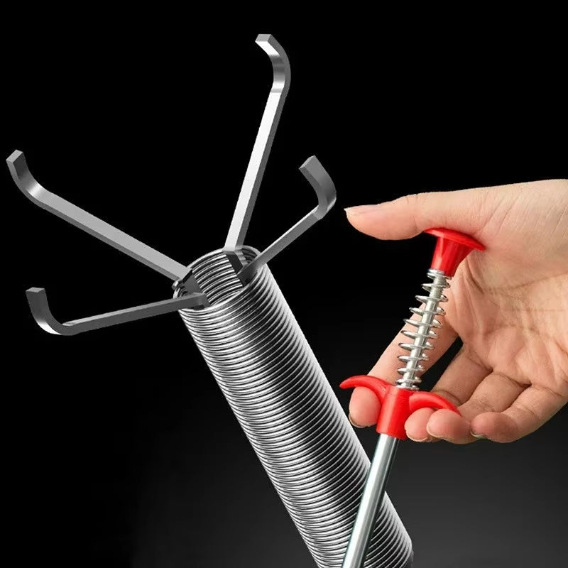 Kitchen Sink Cleaning Pipe Plunger and Sinks Sewer Toilet Unclogging with Grab Handle Factory Supply Four-Jaw Pickup Unblocker