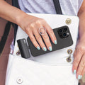 Power Fob Mini Power Bank 3350Mah - Portable Charger for Iphone 14/13/12 Pro Max/8/7, Airpods, Black
