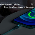 USB Cable FAST Charger Charging Type-C Cord with LED Light Universal