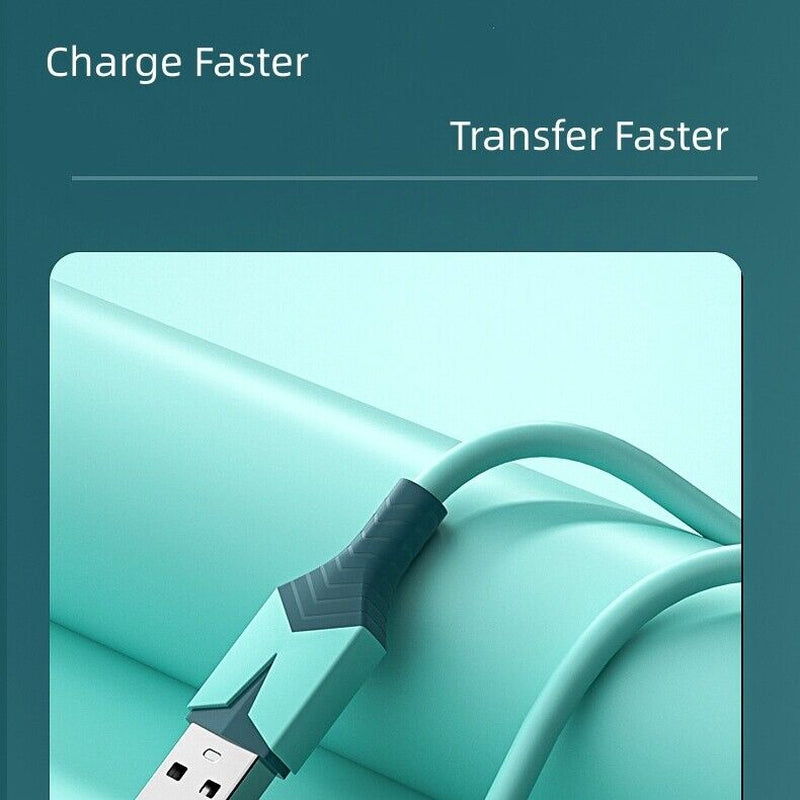 USB Cable FAST Charger Charging Type-C Cord with LED Light Universal