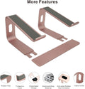 Ergonomic Aluminum Laptop Mount | Computer Stand & Holder - Compatible with Macbook, HP, Lenovo, Samsung, Huawei & More (10-17.3