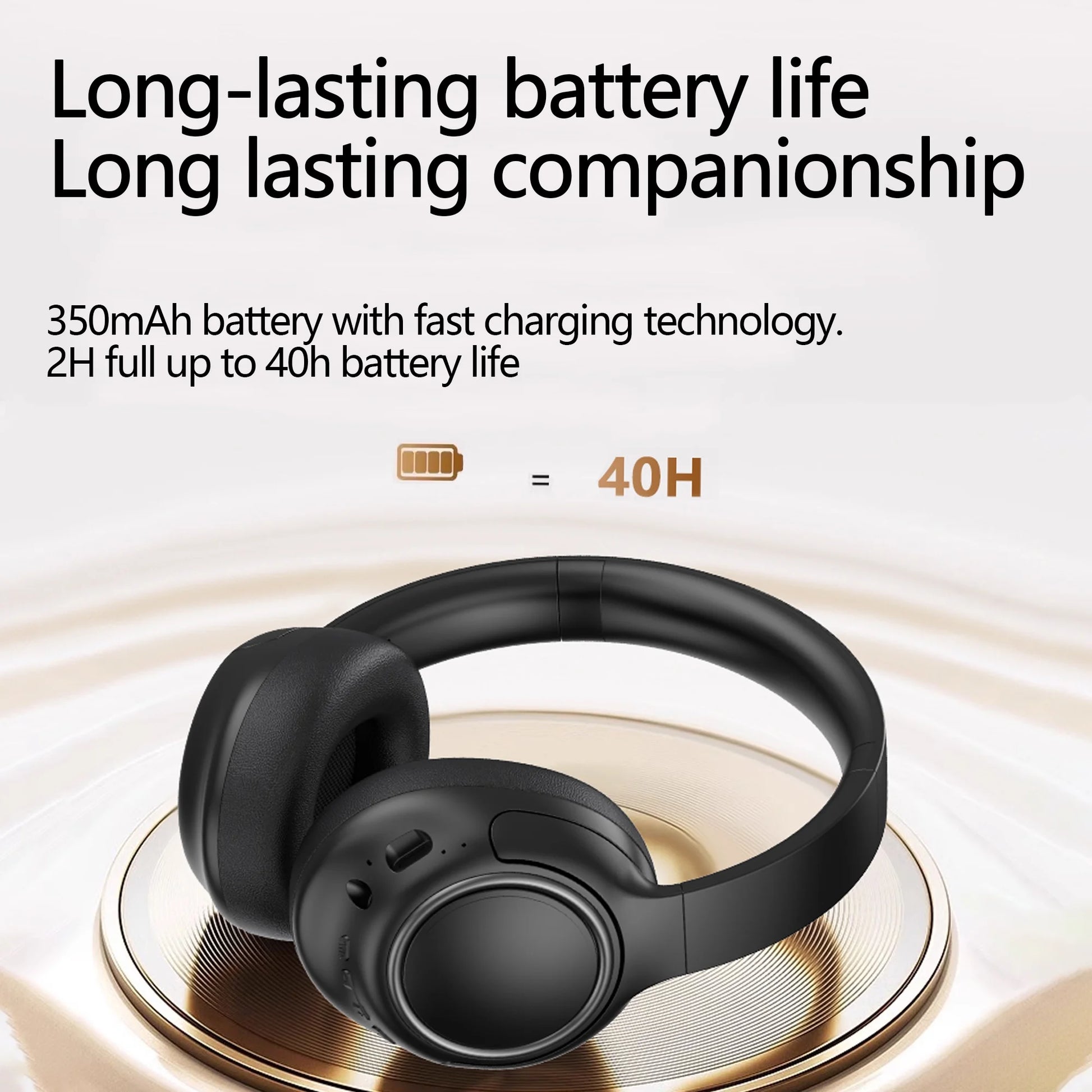 Wireless Headphones with Built-In Microphone,Bluetooth Headphones Headset,Noise Cancelling Over-On Ear Headphones,Lux Bluetooth Headphones for Home Game Computer Television