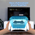 Wireless Keyboard for PS5 Controller Handle Bluetooth External Keyboard for Playstation5 Chatpad Bluetooth Keyboard