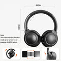 Wireless Headphones with Built-In Microphone,Bluetooth Headphones Headset,Noise Cancelling Over-On Ear Headphones,Lux Bluetooth Headphones for Home Game Computer Television