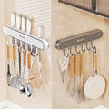 Kitchen Shelf Multifunctional Storage Rack Wall Mounted Non Perforated Suction Cup Household Storage