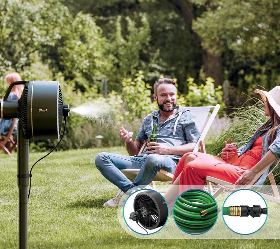 Shark Flexbreeze Indoor/Outdoor Cordless Fan W/ Car Charger