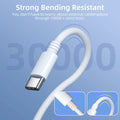 3 Pack 6FT USB-C to USB-C Cable Fast Charge Type C Charging Cord Rapid Charger
