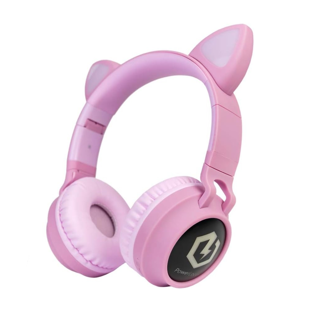 Kids Bluetooth Headphones with LED Lights & Safe Volume Limit