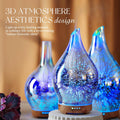 Oil Diffuser 3D Glass Aromatherapy Ultrasonic Humidifier