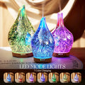 Oil Diffuser 3D Glass Aromatherapy Ultrasonic Humidifier